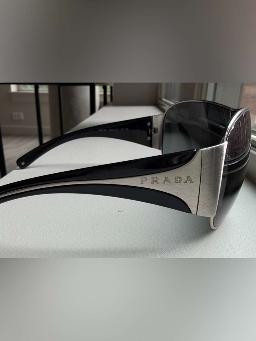 Prada Black Vintage Sunglasses - Picture 3 of 5